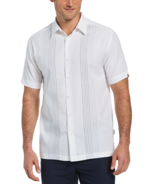 Cubavera Men's Big & Tall Textured Stripe Shirt In Brilliant