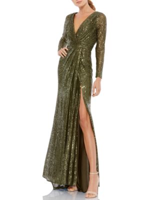 sparkly emerald green dress