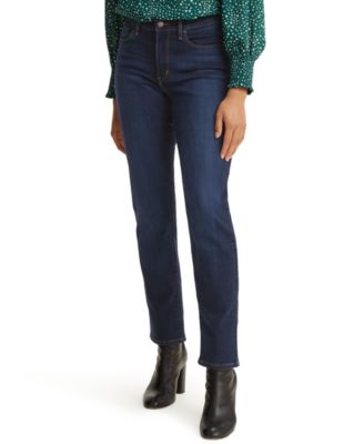 Women's Classic Mid Rise Straight-Leg Jeans