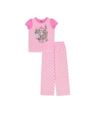 Disney Big Girls Princess 2 Piece Pajama Set