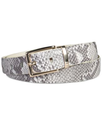 Women's Reversible Leather Pant Belt 