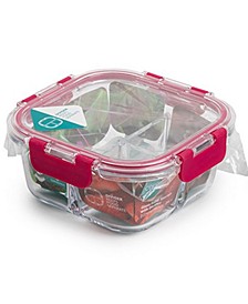 TrueDivide Square Glass 24-oz. Food Storage Container with Lid