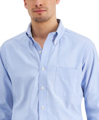 Men's Regular Fit Pinpoint Dress Shirt, Created for Macy's