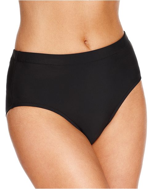 Twisted Mid-Rise Bikini Bottoms