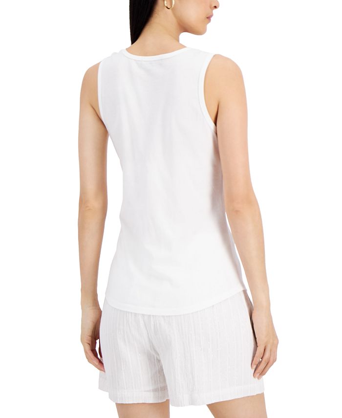 INC International Concepts Women's KnottedStrap Tank Top, Created for