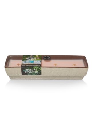WoodWick Candle - Pink Hibiscus Citronella Outdoor Candle