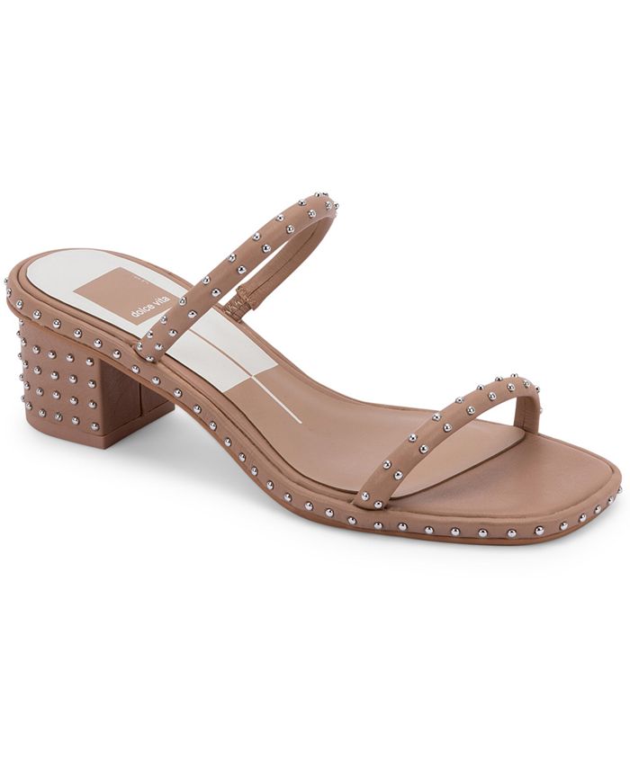 Dolce vita studded slides hot sale