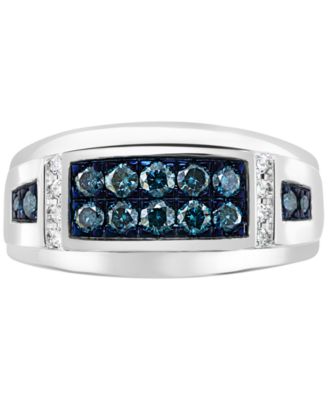 EFFY&reg; Men's Diamond (3/4 ct. t.w.) Ring in 14k Gold (Also in Sapphire)