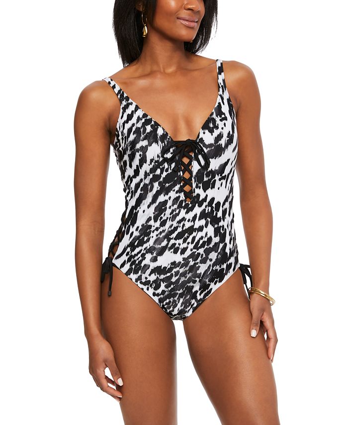Macy's white swimsuit online