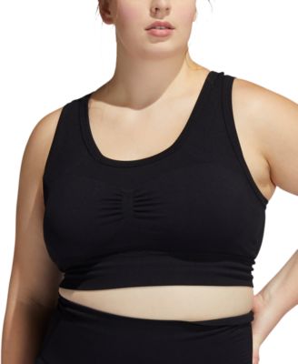 adidas Plus Size Studio Sports Bra Macy's