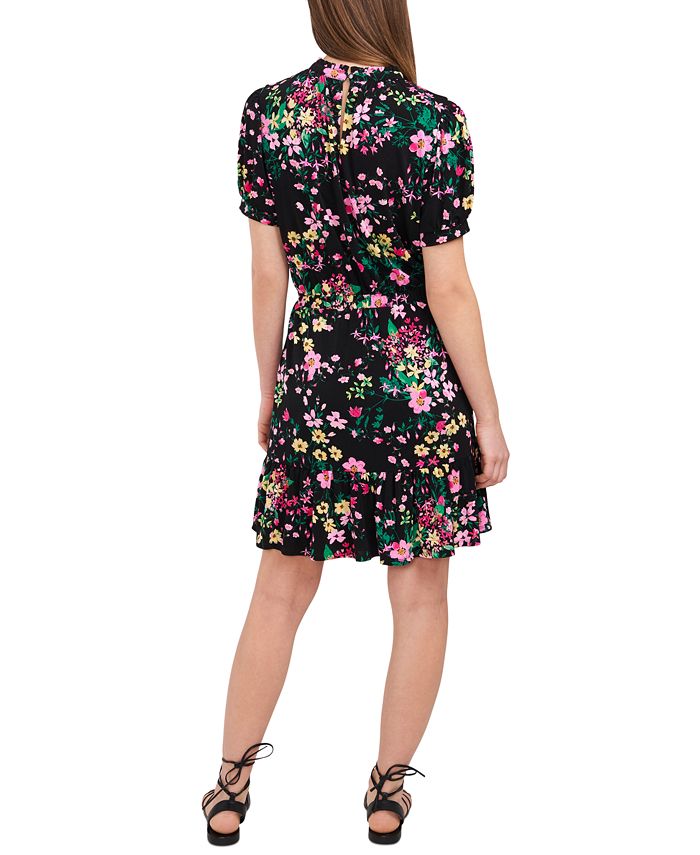 Riley & Rae Lena Floral-Print Dress, Created for Macy's & Reviews ...
