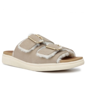 London Fog Women's Lorraine Buckle Sandals Women's Shoes