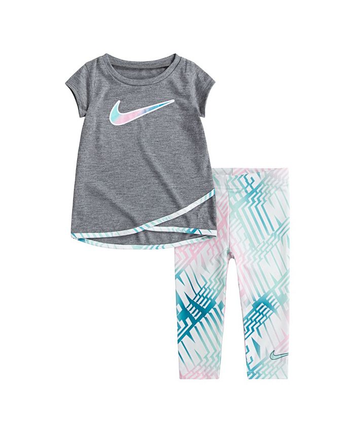 Nike Baby Girls 2-Piece Match Back Top and Legging Set - Macy's