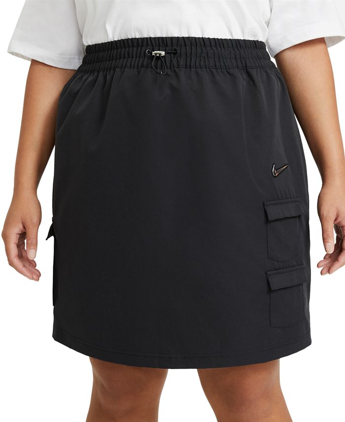 Nike Plus Size Sportswear Swoosh Skirt - Macy's