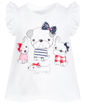 First Impressions Baby Girls Puppy Pals Cotton Tunic Created for Macy's
