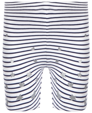 First Impressions Toddler Girls Striped Biker Shorts Created for Macy's