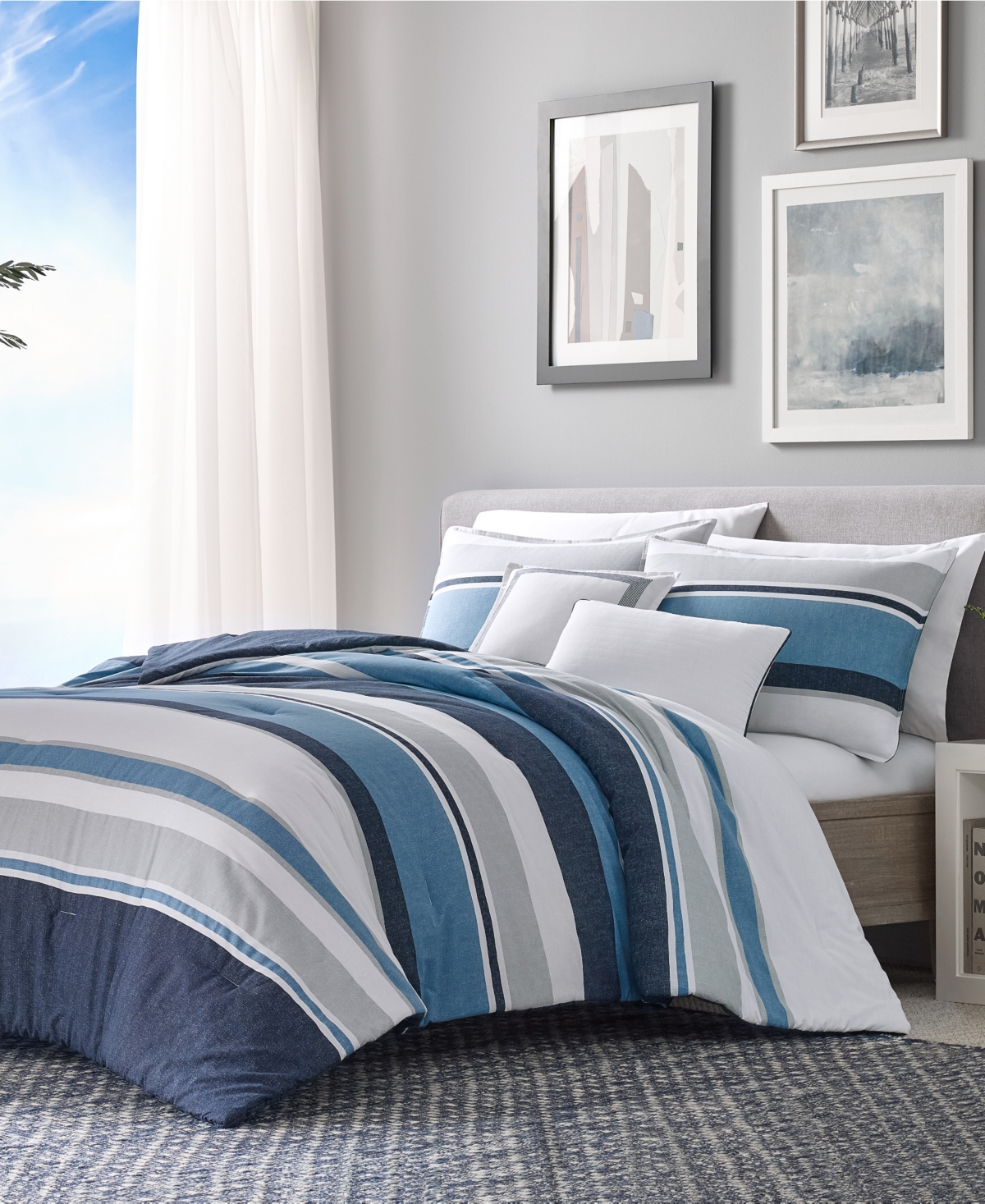 Nautica Westport Reversible 5-Piece Comforter Set, King