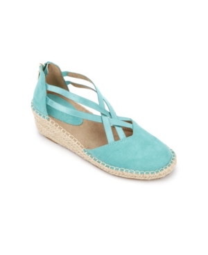 Kenneth Cole Reaction Women's Clo Elastic Espadrille Wedge Sandals Women's Shoes