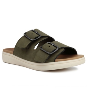 London Fog Women's Lorraine Buckle Sandals Women's Shoes