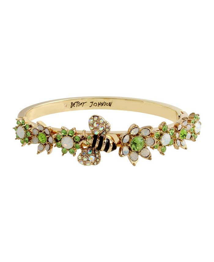 Betsey Johnson Bee Bangle Bracelet Macy s
