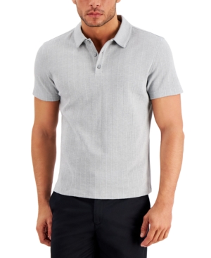 Alfani Men's Textured Polo Created for Macy's