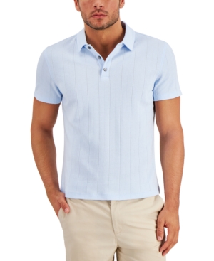 Alfani Men's Textured Polo Created for Macy's
