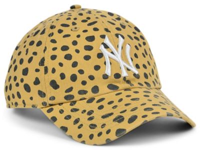 cheetah yankee hat