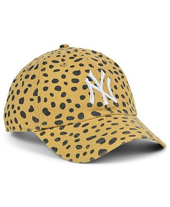 47 Brand Women's New York Yankees Cheetah Clean Up Cap - Macy's