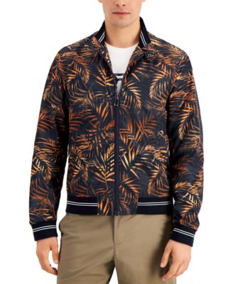 printed bomber jacket for men