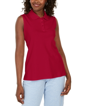 Karen Scott Cotton Polo Shirt Created for Macy's