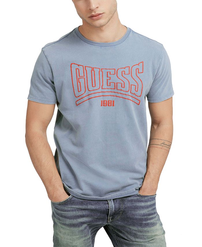 GUESS Men's Heritage Logo T-Shirt - Macy's