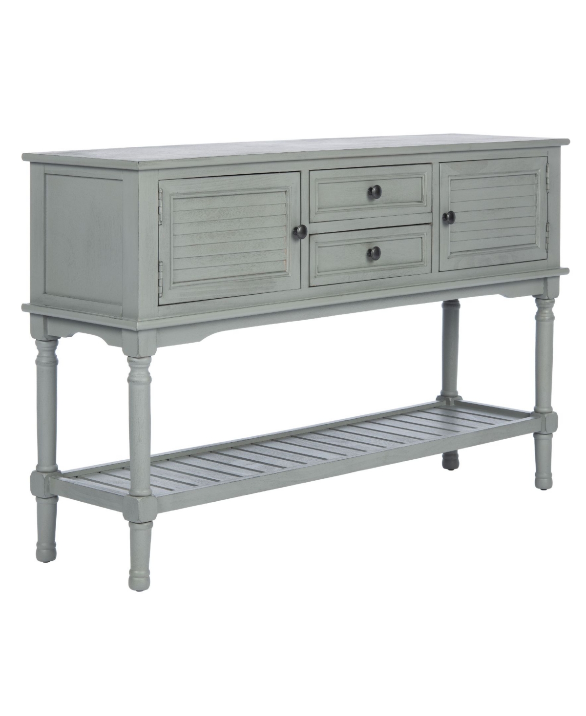 Safavieh Tate 2 Drawer 2 Door Console Table In Gray