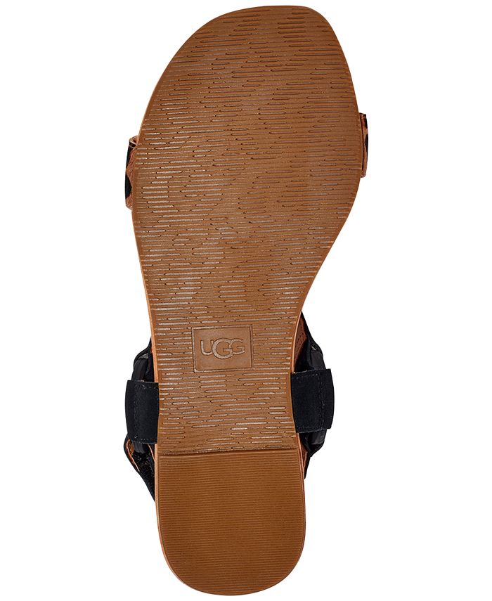 UGG® - Women's Rynell Leopard Flat Sandals