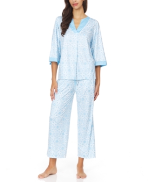 Christian Siriano New York Twin Printed Pajama Set