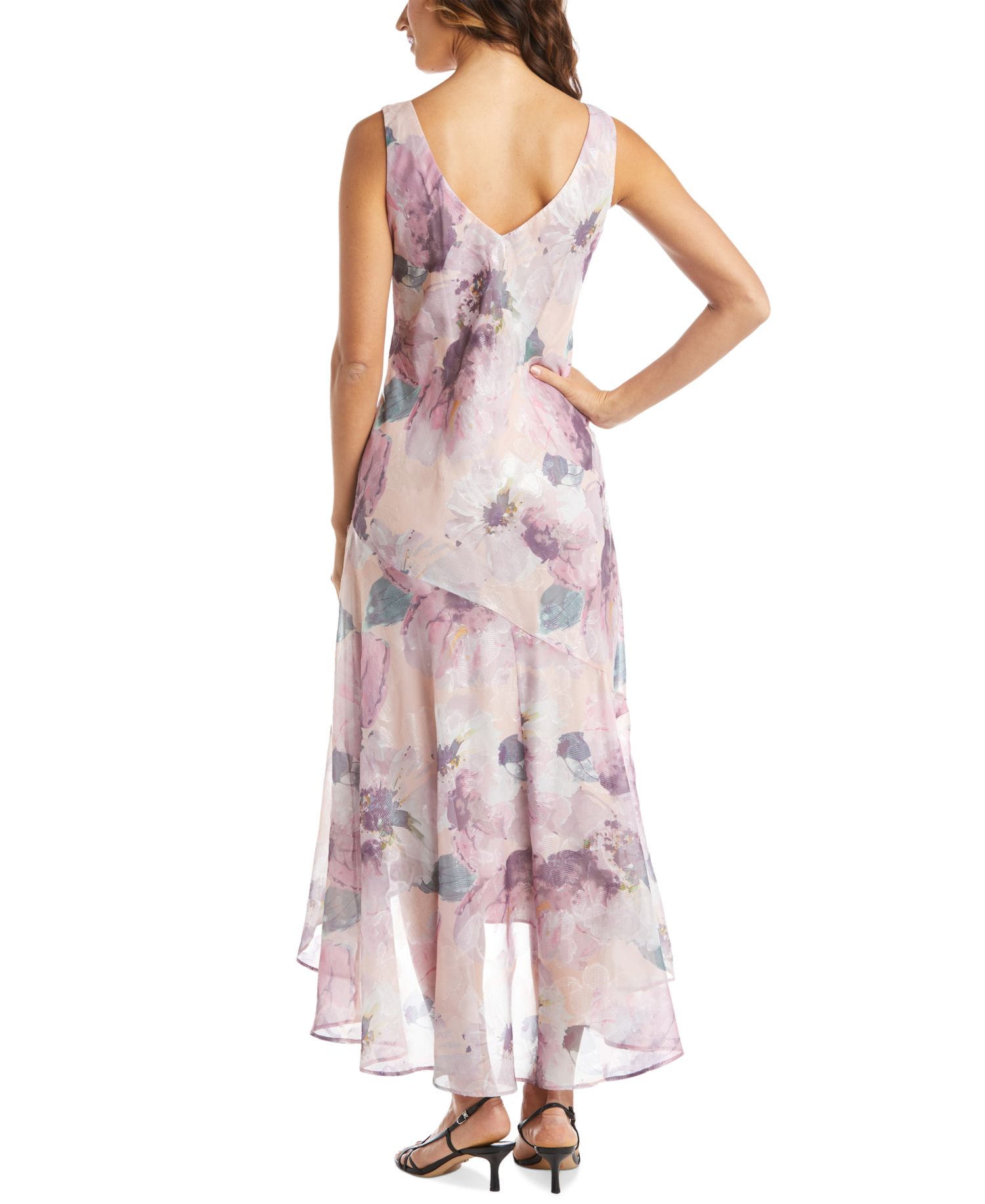 2-Pc. Floral-Print Jacket & Gown Set