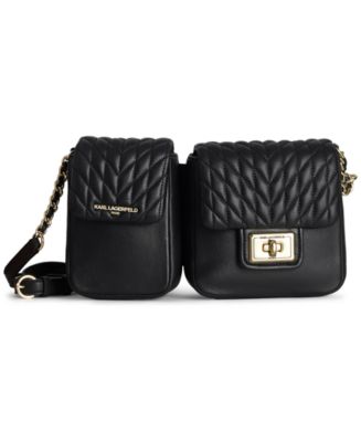 Karl Lagerfeld Paris Agyness Shoulder Bag - Macy's