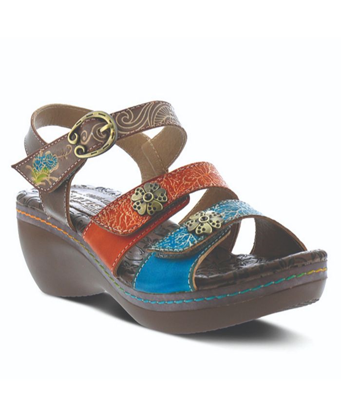 Spring Step L'Artiste Women's Deluxe Ankle Strap Sandals - Macy's