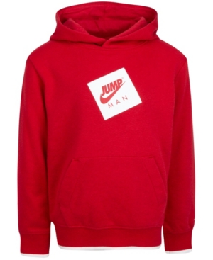 Jordan Big Boys Jumpman French Terry Pull Over Hoodie