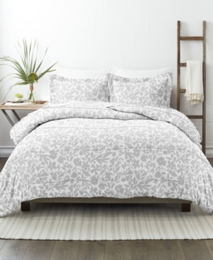 Ienjoy Home Home Collection Premium Down Alternative Abstract Garden Patterned Comforter Set, Twin/twin Extra Lo In Abstract Garden