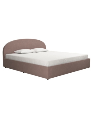 Mr. Kate Moon Upholstered Bed With Storage, King In Blush