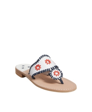 Women's Patriotic Rattan Jacks Sandal