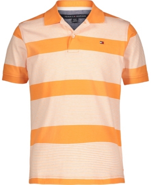 Little Boys End on End Stripe Polo Shirt