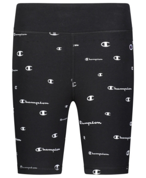 Big Girls All Over Print C Script Biker Short