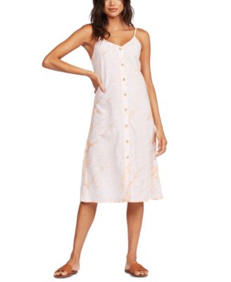 Roxy - Juniors' Wild Ties Cotton Printed Midi Dress