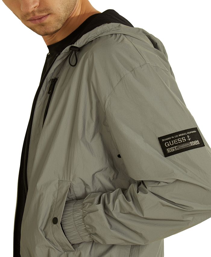 GUESS Men's Reflective Jacket Macy's