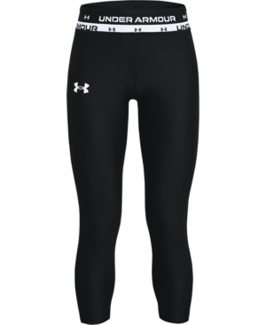 Big Girls Heat Gear Armour Crop Leggings