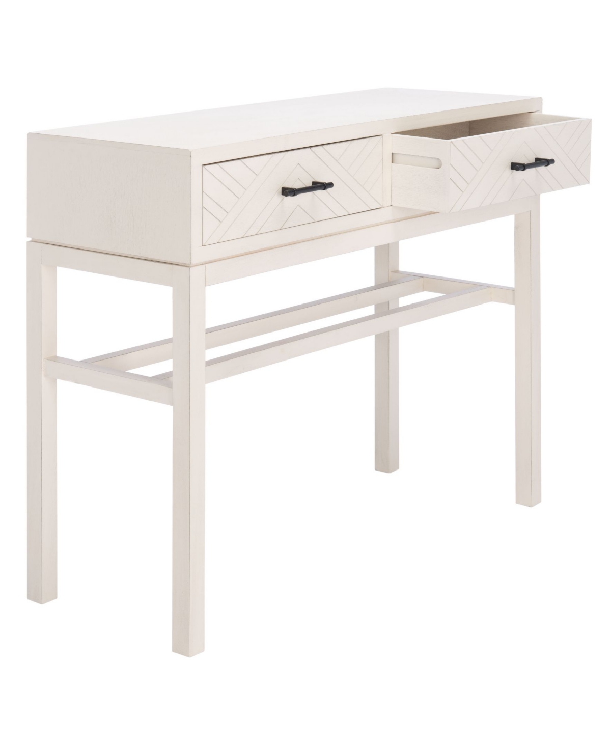 Safavieh Ajana 2 Drawer Console In White