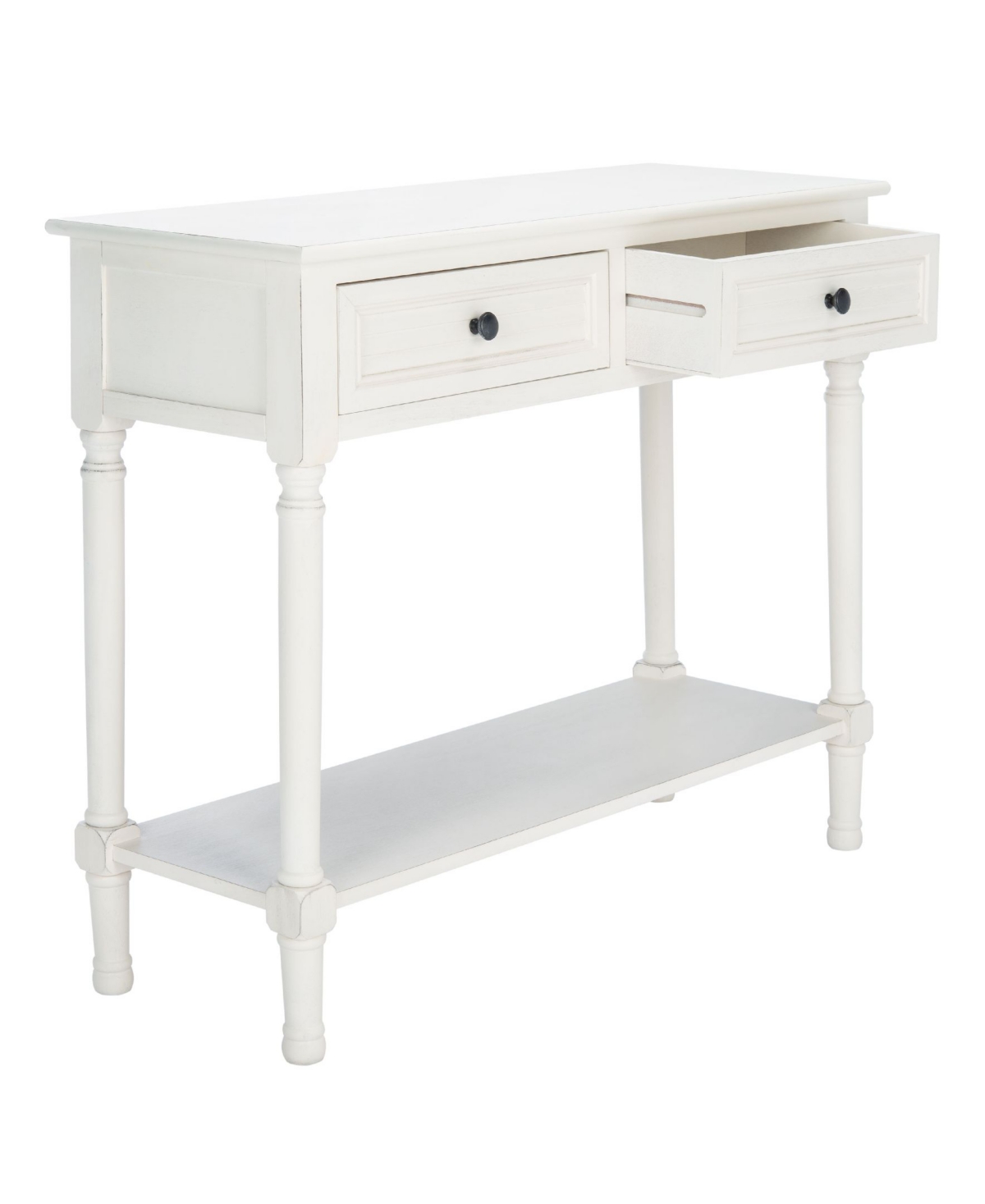 Safavieh Allura 2 Drawer Console Table In White