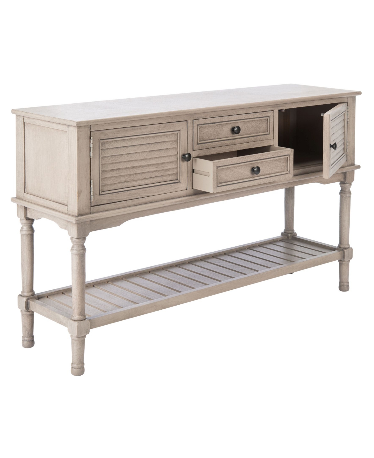 Safavieh Tate 2 Drawer 2 Door Console Table In Beige