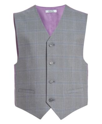 Calvin Klein - Big Boys Stretch Subtle Windowpane Vest